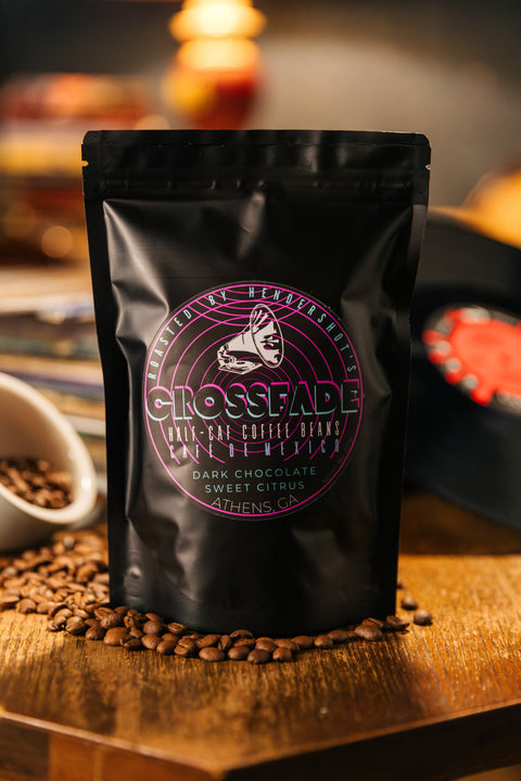 Crossfade Half Caf Zero-Emission Micro-Roasted Sustainable Coffee Front