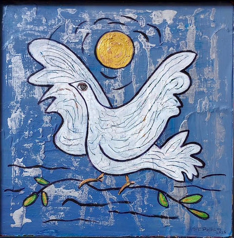 Pablo's Dove 24 x 24, Susan Pelham