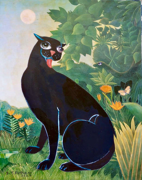 Rousseau's Cat 10 x 8, Susan Pelham