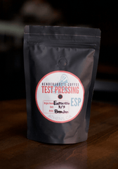 A picture of a bag of Hendershot's Test Press Espresso
